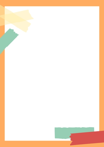 Free Magazine Page Border Template to Edit Online