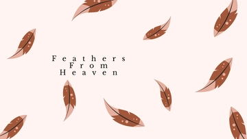 Free Feathers Boho Wallpaper Template to Edit Online