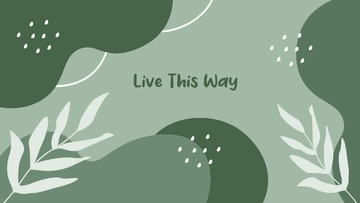 Free Green Boho Wallpaper Template to Edit Online