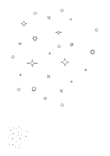 Free Sparkle Stardust Coloring Page Template to Edit Online
