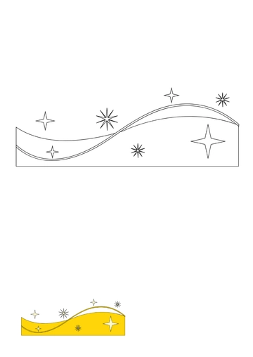 Free Sparkle Wave coloring page Template to Edit Online