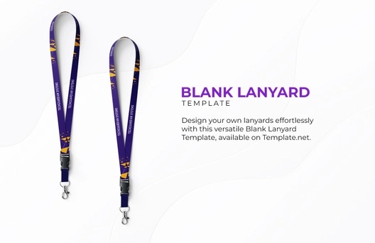 Free Blank Lanyard Template to Edit Online