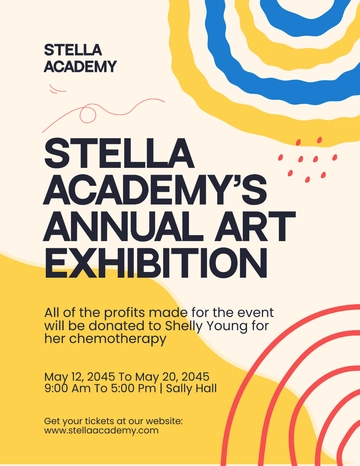 Free School Art Show Flyer Template to Edit Online