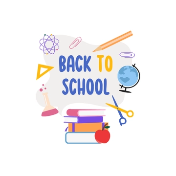 Free Back To School Supplies Clipart Template to Edit Online