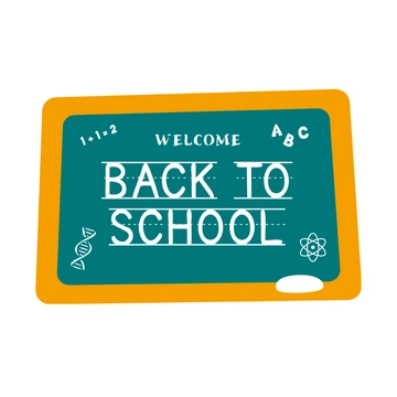 Free Back To School Chalkboard Clipart Template to Edit Online