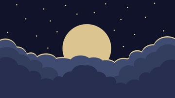 Free Moon Sky Background Template to Edit Online