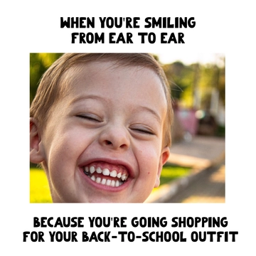 Free Back To School Shopping Meme Template to Edit Online