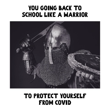 Free Covid 19 Back To School Meme Template to Edit Online