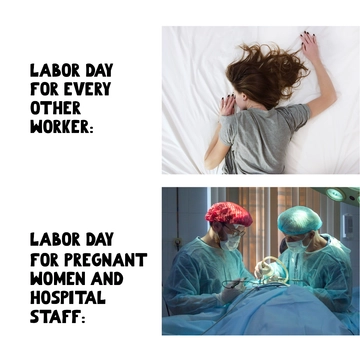 Free Funny Labor Day Meme Template to Edit Online