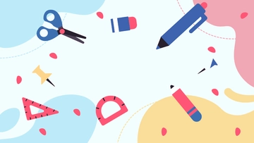 Free Pastel Back To School Background Template to Edit Online