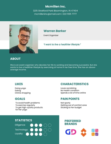 Free Millennial Persona Template to Edit Online