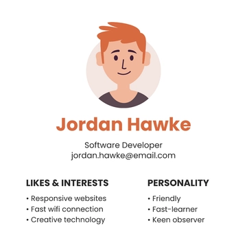 Free Business Avatar Template to Edit Online