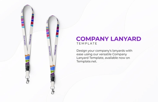 Free Company Lanyard Template to Edit Online