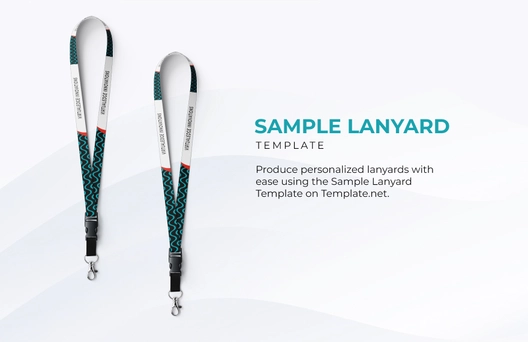 Free Sample Lanyard Template to Edit Online