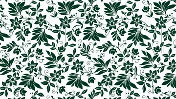 Free Dark Green Floral Background Template to Edit Online