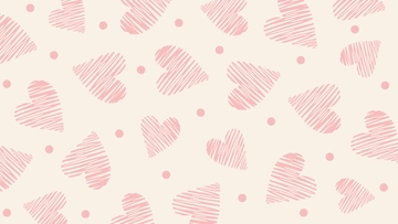 Free Light Pink Heart Background Template to Edit Online