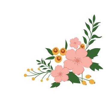 Free Wedding Floral Border Clipart Template to Edit Online