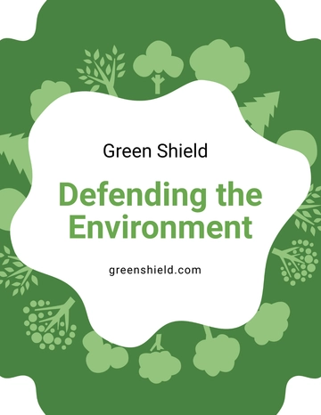 Free Environment Protection Flyer Template to Edit Online