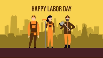 Free Happy Labor Day Background Template to Edit Online