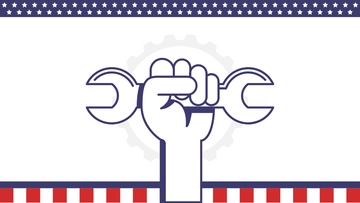 Free Labor Day Flag Background Template to Edit Online
