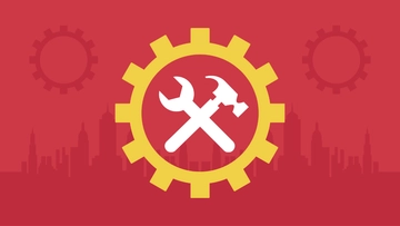Free Red Labor Day Background Template to Edit Online