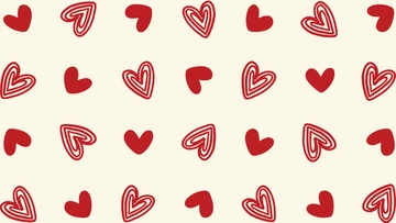 Free Red Heart Background Template to Edit Online