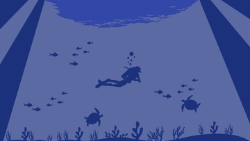 Free Underwater Ocean Background Template to Edit Online