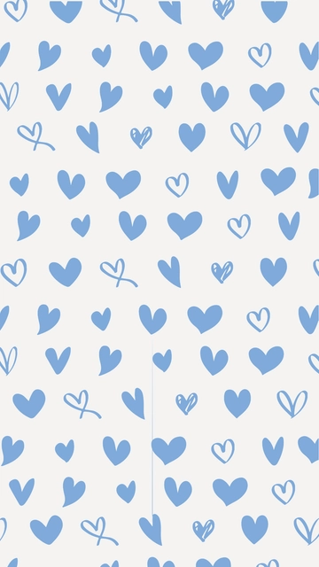 Free Iphone Blue Heart Background Template to Edit Online