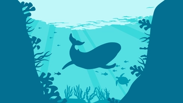Free Deep Ocean Background Template to Edit Online