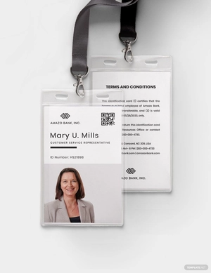Team Association ID Card Template