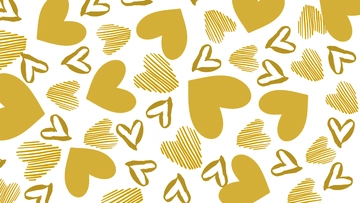 Free Gold Heart Background Template to Edit Online