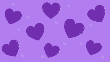 Free Sparkle Purple Heart Background Template to Edit Online
