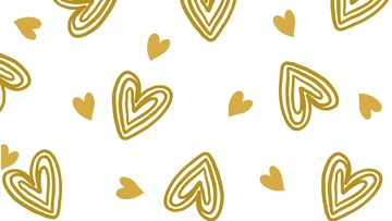 Free Gold Heart Transparent Background Template to Edit Online