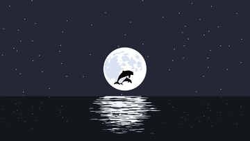 Free Night Ocean Background Template to Edit Online
