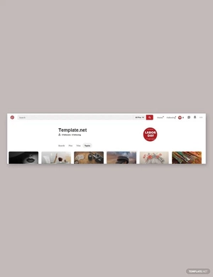 Labor Day Pinterest Profile Photo Template