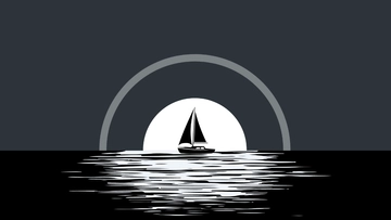Free Black Ocean Background Template to Edit Online