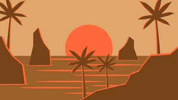 Free Ocean Rock Background Template to Edit Online