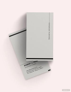 Metal Modern Business Card Template
