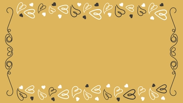 Free Black And White Wedding Heart Background Template to Edit Online