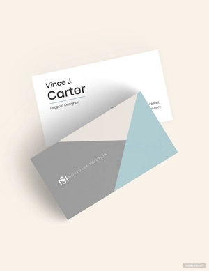 Modern Triangle Business Card Template