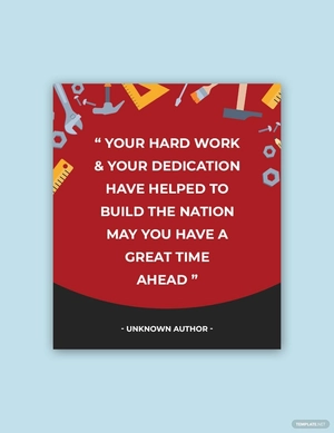 Labor Day Quote Template