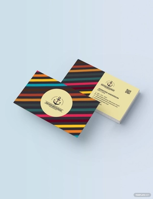 Retro Vintage Style Business Card Template