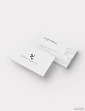 Semi Transparent Business Card Template