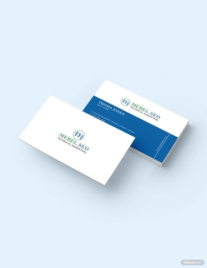 SEO Company Business Card Template