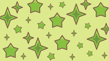 Free Green Star Background Template to Edit Online