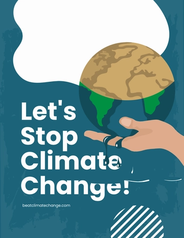 Free Climate Change Flyer Template to Edit Online
