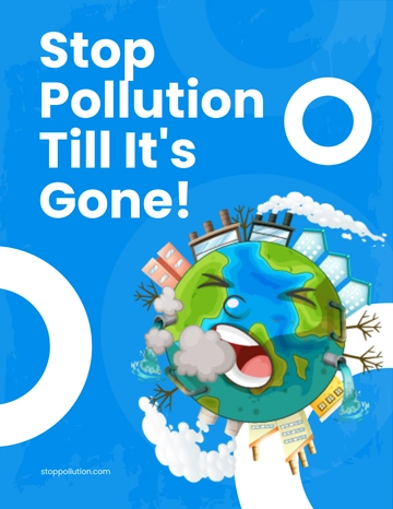 Free Stop Pollution Flyer Template to Edit Online