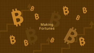 Free Modern Bitcoin Wallpaper Template to Edit Online