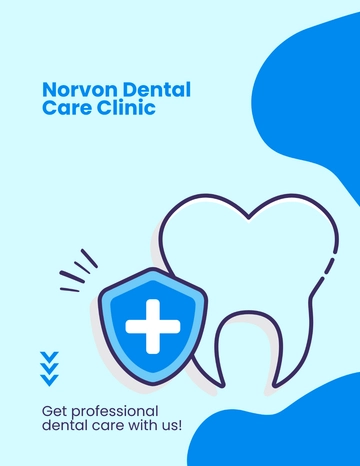 Free Professional Dental Care Flyer Template to Edit Online