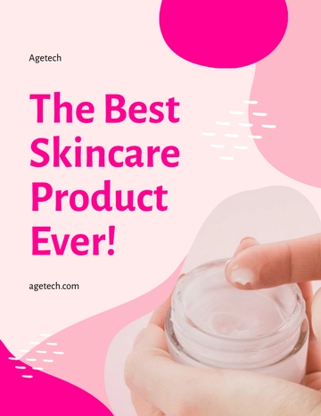Free Skin Care Flyer Template to Edit Online